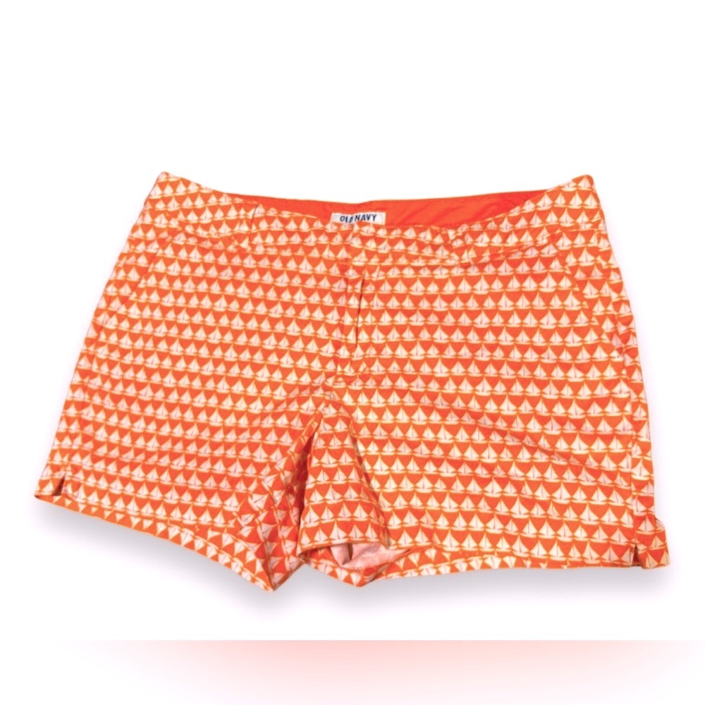 Old Navy Ultimate Tropical Sunset Boat Shorts
